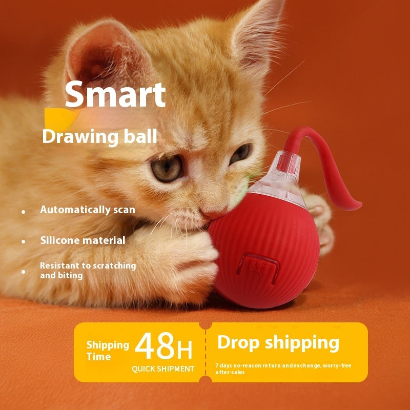 Interactive Cat Toy Ball Super Drive Cat Rolling Ball super drive cat rolling ball